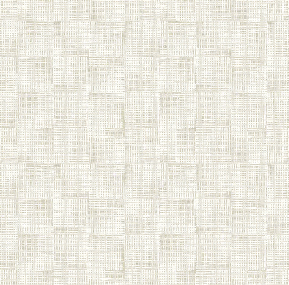 Ting Cream Abstract Woven Wallpaper by A-Street Prints Dimensions Covers about 60.8 square feet 27-in by 27-ft long roll Unpasted 27 - Fabric Carolina -