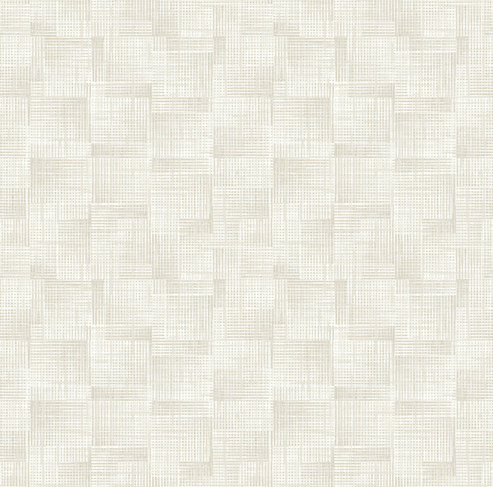 Ting Cream Abstract Woven Wallpaper by A-Street Prints Dimensions Covers about 60.8 square feet 27-in by 27-ft long roll Unpasted 27 - Fabric Carolina -
