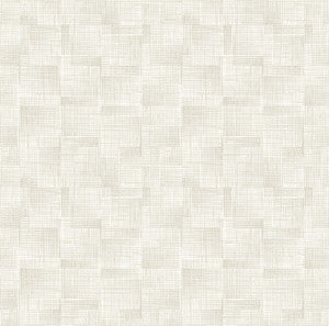 Ting Cream Abstract Woven Wallpaper by A-Street Prints