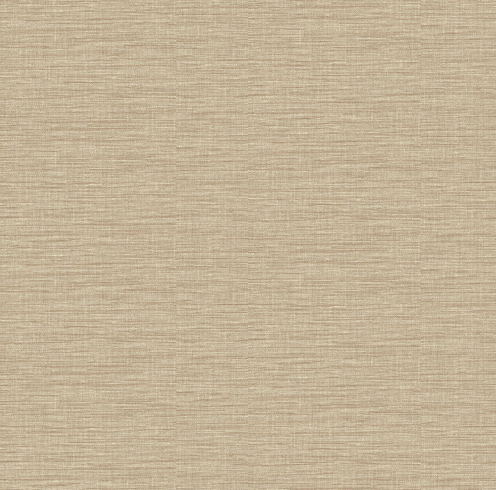 Lela Wheat Faux Linen Wallpaper by A-Street Prints Dimensions Covers about 60.8 square feet 27-in by 27-ft long roll Unpasted 0 - Fabric Carolina -