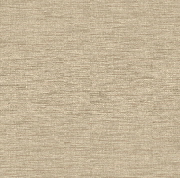 Lela Wheat Faux Linen Wallpaper by A-Street Prints Dimensions Covers about 60.8 square feet 27-in by 27-ft long roll Unpasted 0 - Fabric Carolina -