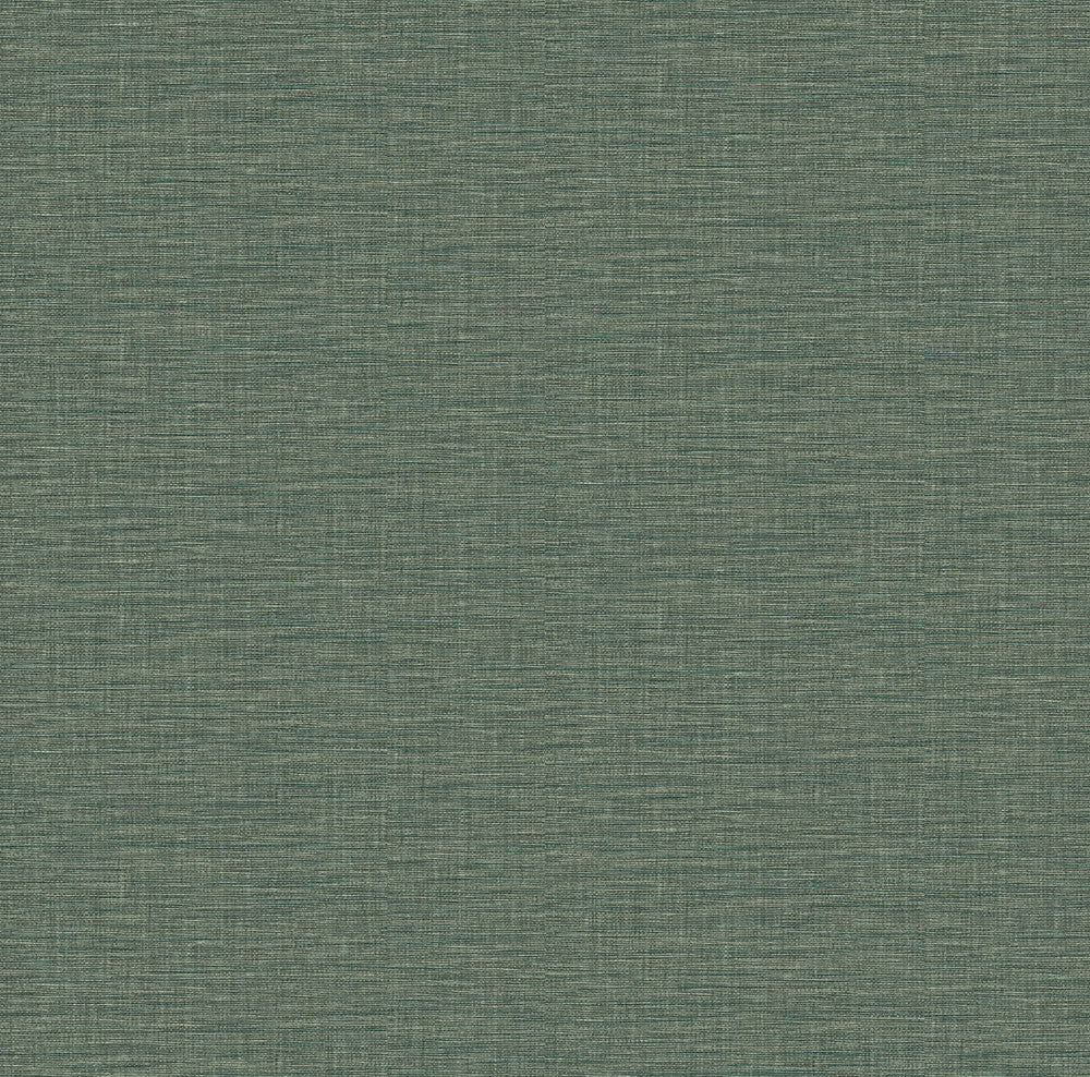 Lela Green Faux Linen Wallpaper by A-Street Prints Dimensions Covers about 60.8 square feet 27-in by 27-ft long roll Unpasted 0 - Fabric Carolina -