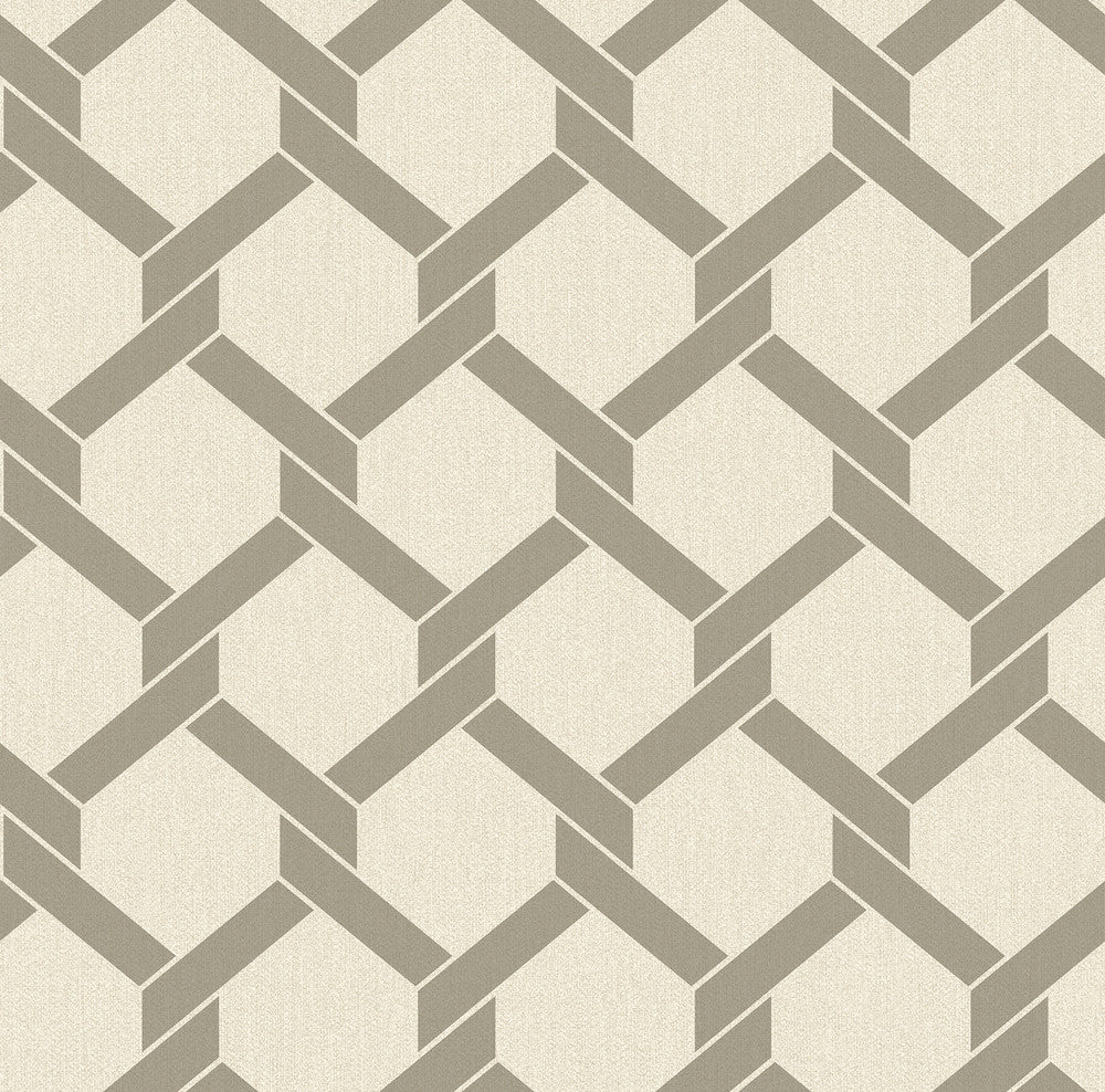 Payton Grey Hexagon Trellis Wallpaper by A-Street Prints Dimensions Covers about 60.8 square feet 27-in by 27-ft long roll Unpasted 25.2 - Fabric Carolina -