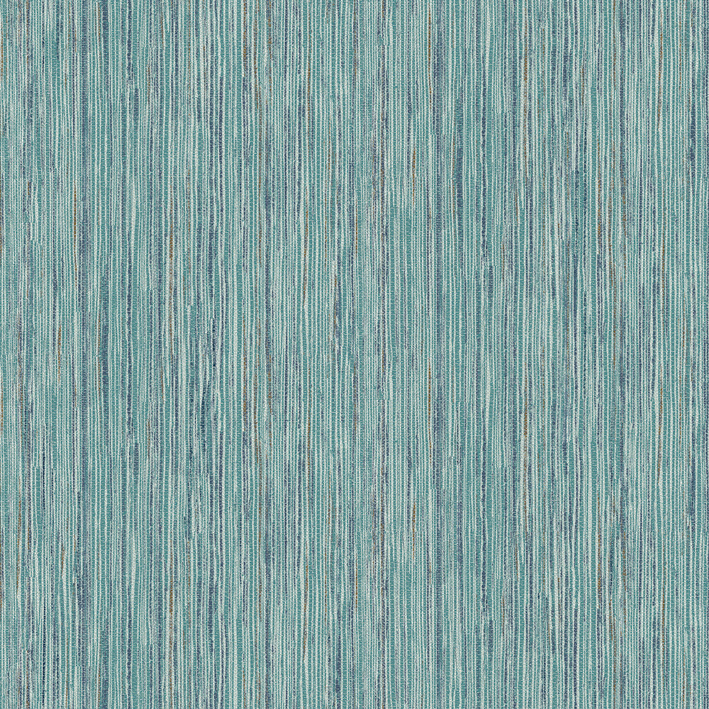 Justina Teal Faux Grasscloth Wallpaper by A-Street Prints Dimensions Covers about 60.8 square feet 27-in by 27-ft long roll Unpasted 0 - Fabric Carolina -
