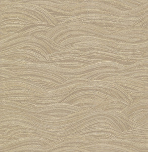 Leith Gold Zen Waves Wallpaper by A-Street Prints