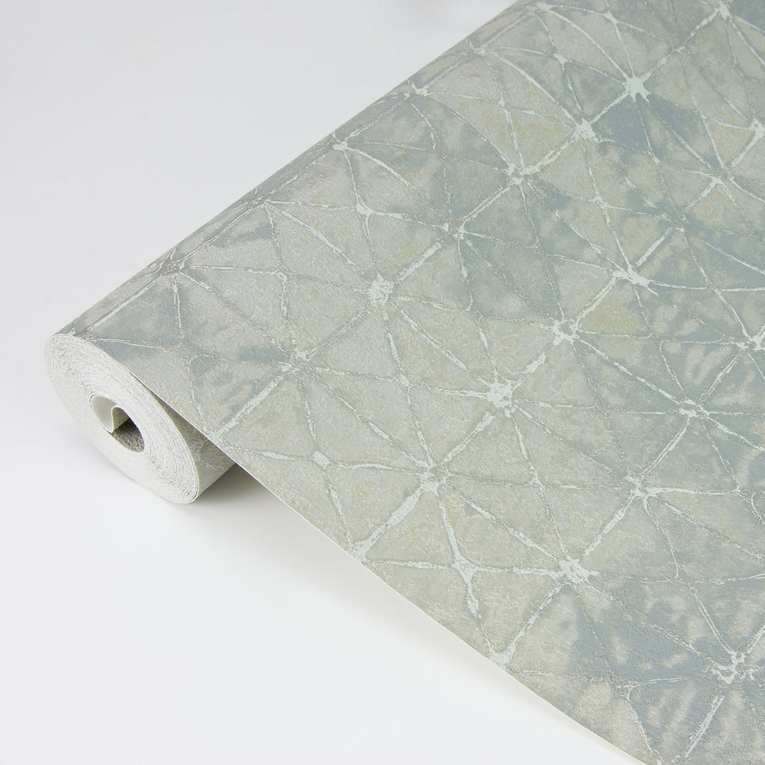 Odell Light Blue Antique Tiles Wallpaper by A-Street Prints Designer