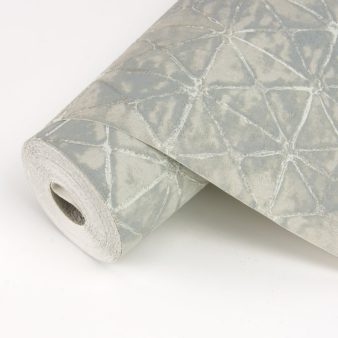 Odell Light Blue Antique Tiles Wallpaper by A-Street Prints Designer