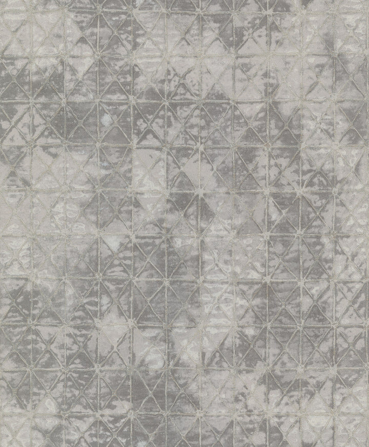 Odell Slate Antique Tiles Wallpaper by A-Street Prints Dimensions Covers about 57.5 square feet 20.9-in by 33-ft long roll Unpasted 12.6 - Fabric Carolina -