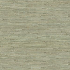 Jeong Teal Knotted Weave Grasscloth Wallpaper by A-Street Prints