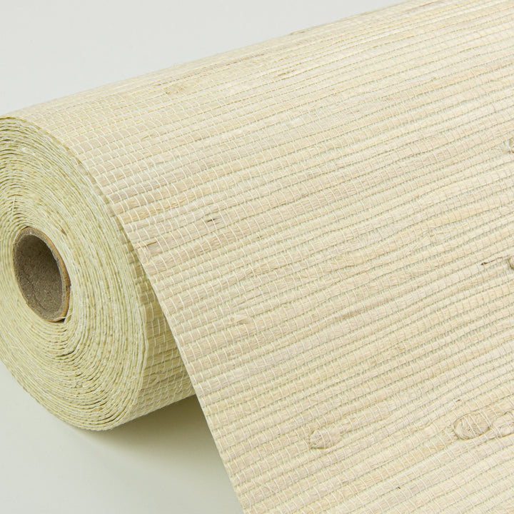 Battan Cream Jute Grasscloth Wallpaper by A-Street Prints Designer