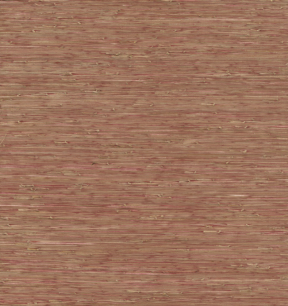 Shuang Raspberry Handmade Grasscloth Wallpaper by A-Street Prints Loom Covers about 72 square feet 36-in by 24-ft long roll Unpasted 0 - Fabric Carolina -