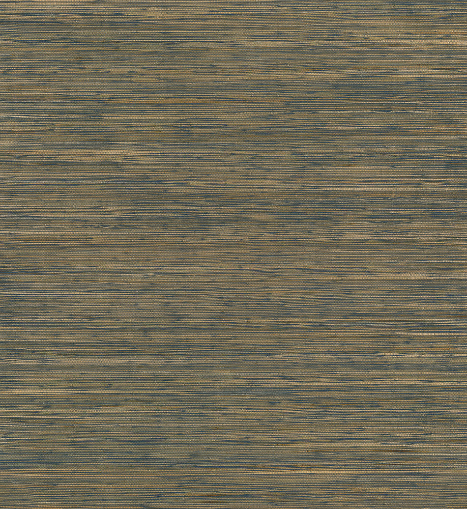 Shuang Teal Handmade Grasscloth Wallpaper by A-Street Prints Loom Covers about 72 square feet 36-in by 24-ft long roll Unpasted 0 - Fabric Carolina -