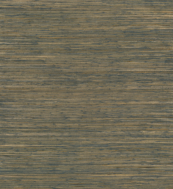 Shuang Teal Handmade Grasscloth Wallpaper by A-Street Prints Loom Covers about 72 square feet 36-in by 24-ft long roll Unpasted 0 - Fabric Carolina -