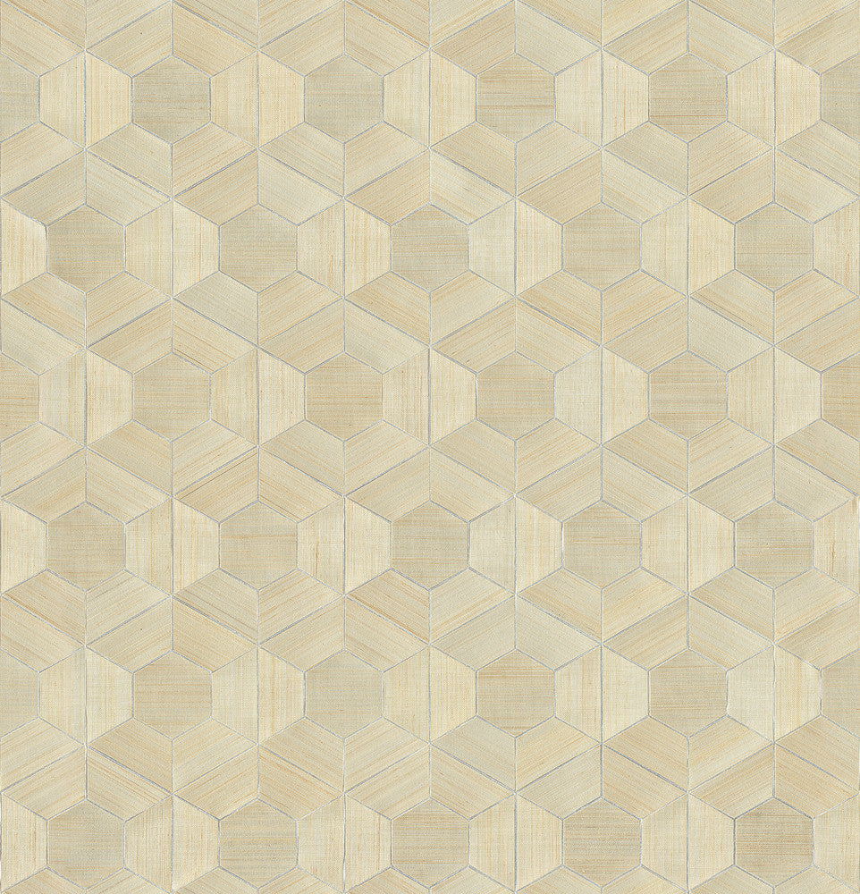 Linzhi Metallic Abaca Grasscloth Wallpaper by A-Street Prints Loom Covers about 71.6 square feet 35.8-in by 24-ft long roll Unpasted 12.5 - Fabric Carolina -
