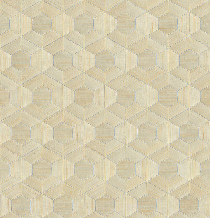 Linzhi Metallic Abaca Grasscloth Wallpaper by A-Street Prints Loom Covers about 71.6 square feet 35.8-in by 24-ft long roll Unpasted 12.5 - Fabric Carolina -