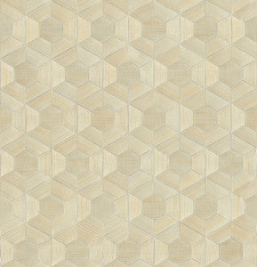 Linzhi Metallic Abaca Grasscloth Wallpaper by A-Street Prints