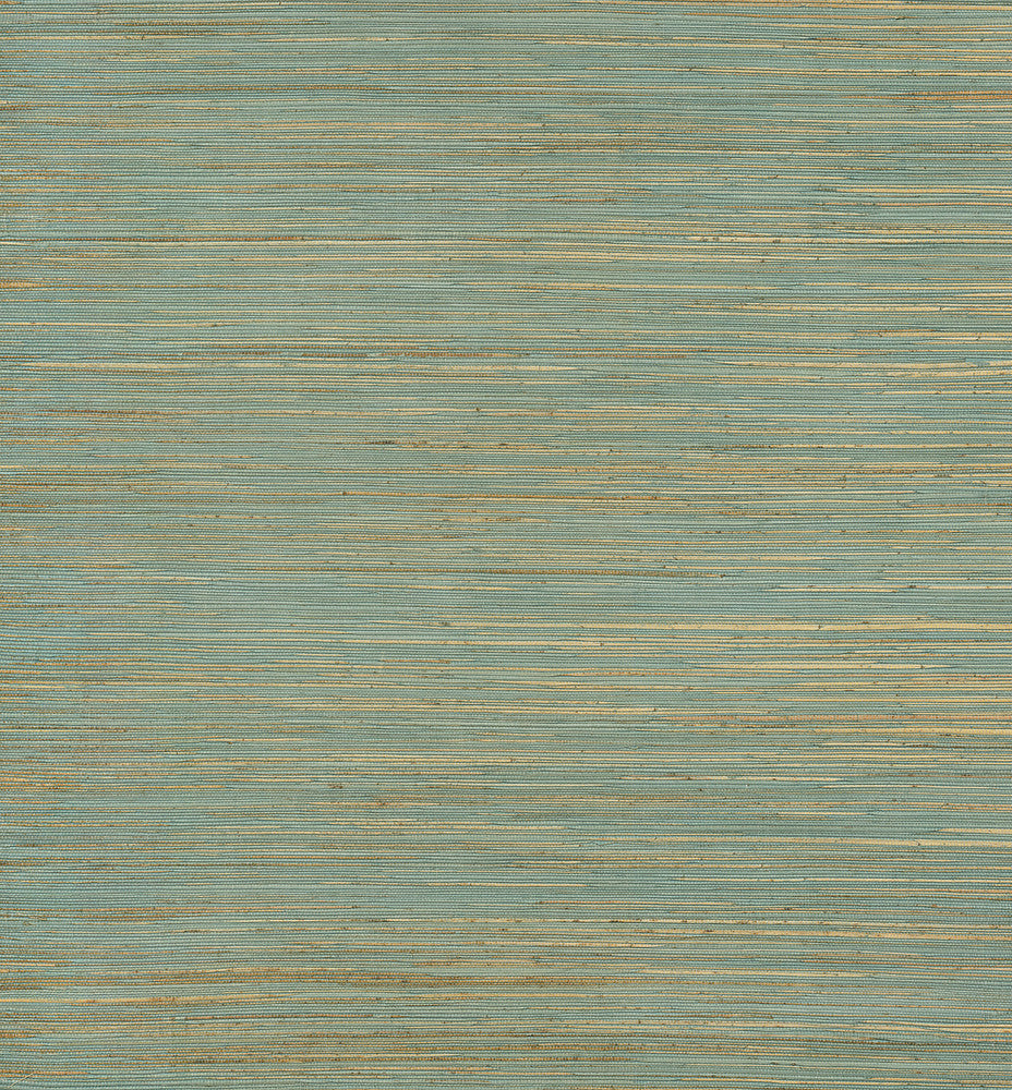 Kira Turquoise Hemp Grasscloth Wallpaper by A-Street Prints Loom Covers about 72 square feet 36-in by 24-ft long roll Unpasted 0 - Fabric Carolina -