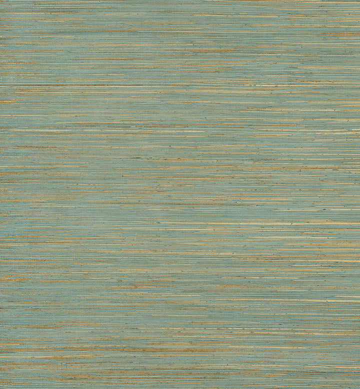 Kira Turquoise Hemp Grasscloth Wallpaper by A-Street Prints Loom Covers about 72 square feet 36-in by 24-ft long roll Unpasted 0 - Fabric Carolina -