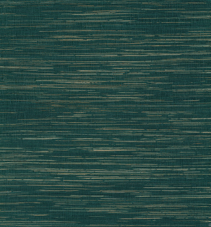 Kira Teal Hemp Grasscloth Wallpaper by A-Street Prints Loom Covers about 72 square feet 36-in by 24-ft long roll Unpasted 0 - Fabric Carolina -