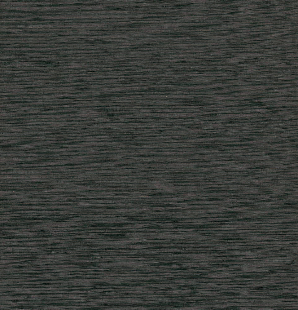 Kira Charcoal Hemp Grasscloth Wallpaper by A-Street Prints Loom Covers about 72 square feet 36-in by 24-ft long roll Unpasted 0 - Fabric Carolina -
