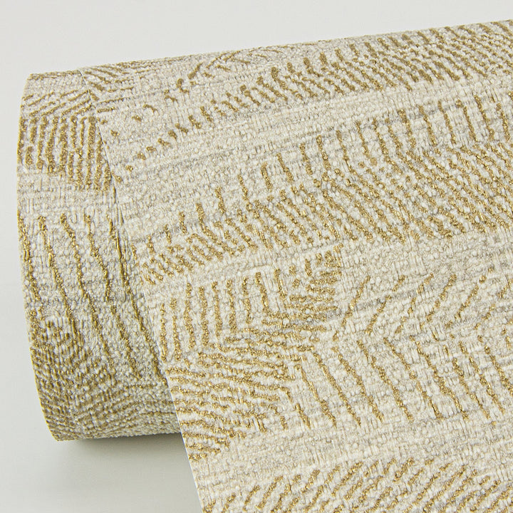Lei Gold Leaf Wallpaper by A-Street Prints Designer