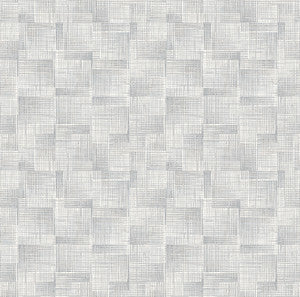 Ting Light Blue Lattice Wallpaper by A-Street Prints
