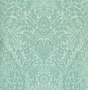 Maris Mint Flock Damask Wallpaper by A-Street Prints