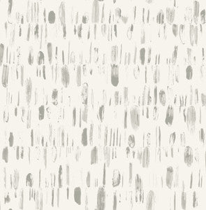 Dwell Grey Brushstrokes Wallpaper by A-Street Prints