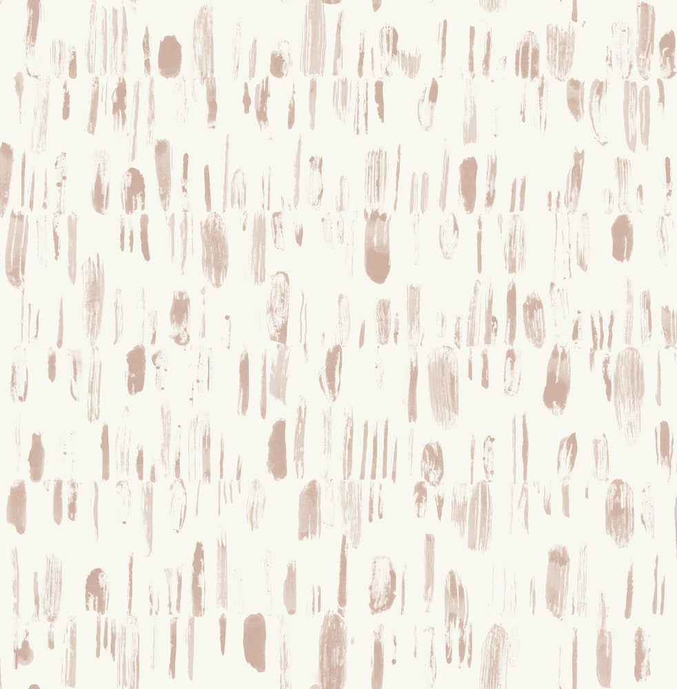 Dwell Pink Brushstrokes Wallpaper by A-Street Prints Daylight Covers about 56.4 square feet 20.5-in by 33-ft long roll Unpasted 21 - Fabric Carolina -