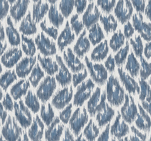 Electra Blue Leopard Spot String Wallpaper by A-Street Prints
