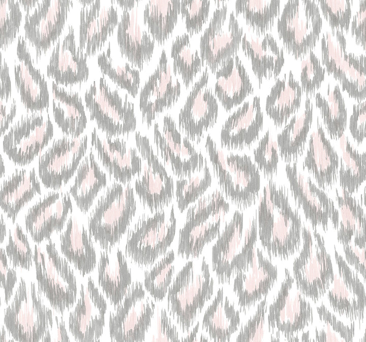 Electra Blush Leopard Spot String Wallpaper by A-Street Prints Daylight Covers about 60.8 square feet 27-in by 27-ft long roll Unpasted 25.25 - Fabric Carolina -