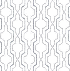 Rion Grey Trellis Wallpaper by A-Street Prints