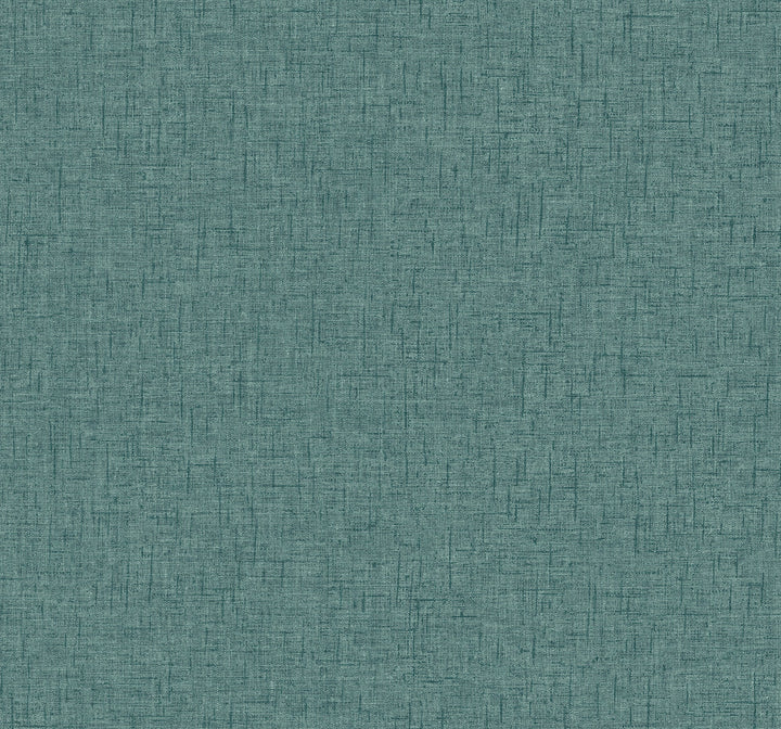 Bentley Teal Faux Linen Wallpaper by A-Street Prints Daylight Covers about 56.4 square feet 20.5-in by 33-ft long roll Unpasted 0 - Fabric Carolina -