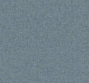 Bentley Navy Faux Linen Wallpaper by A-Street Prints