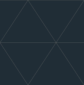 Twilight Black Geometric Wallpaper by A-Street Prints