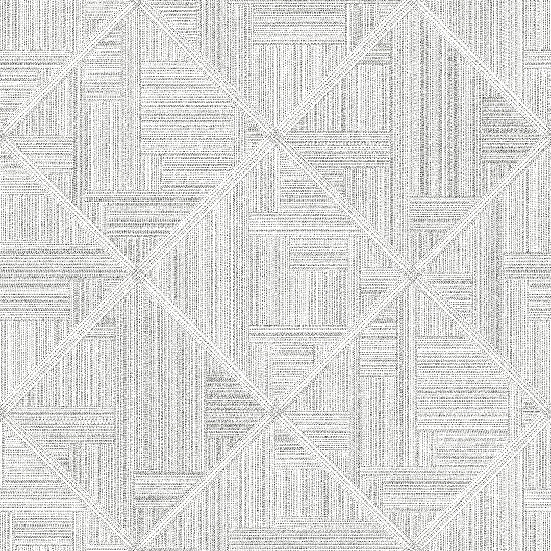 Cade Grey Geometric Wallpaper by A-Street Prints Designer