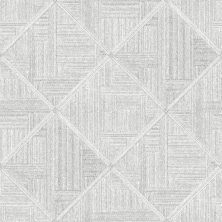 Cade Grey Geometric Wallpaper by A-Street Prints Scott Living II Covers about 56.4 square feet 20.5-in by 33-ft long roll Unpasted 20.9 - Fabric Carolina -