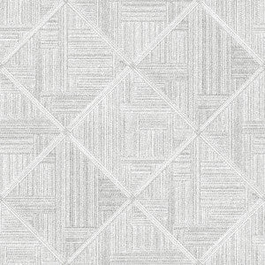 Cade Grey Geometric Wallpaper by A-Street Prints
