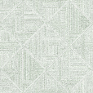 Cade Green Geometric Wallpaper by A-Street Prints