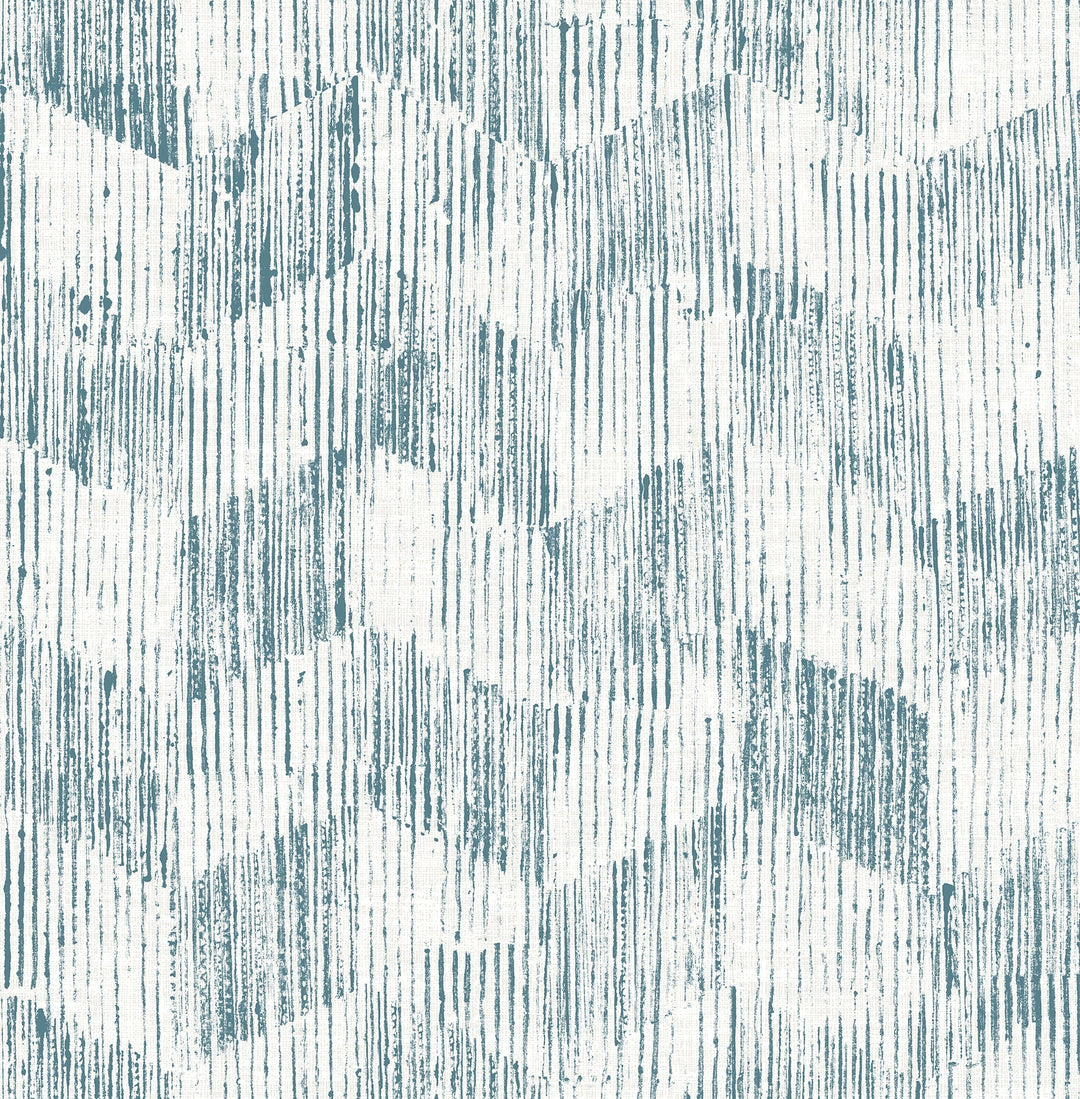 Demi Teal Distressed Wallpaper by A-Street Prints Designer