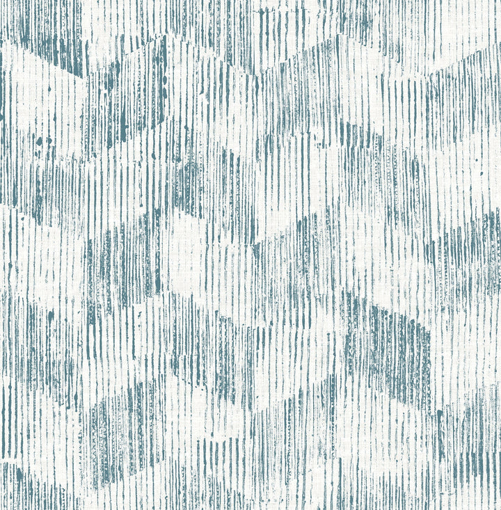 Demi Teal Distressed Wallpaper by A-Street Prints Designer