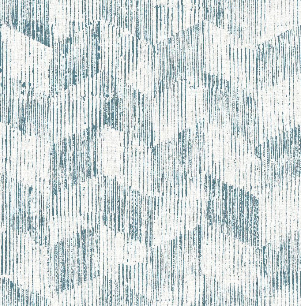 Demi Teal Distressed Wallpaper by A-Street Prints Scott Living II Covers about 56.4 square feet 20.5-in by 33-ft long roll Unpasted 20.9 - Fabric Carolina -