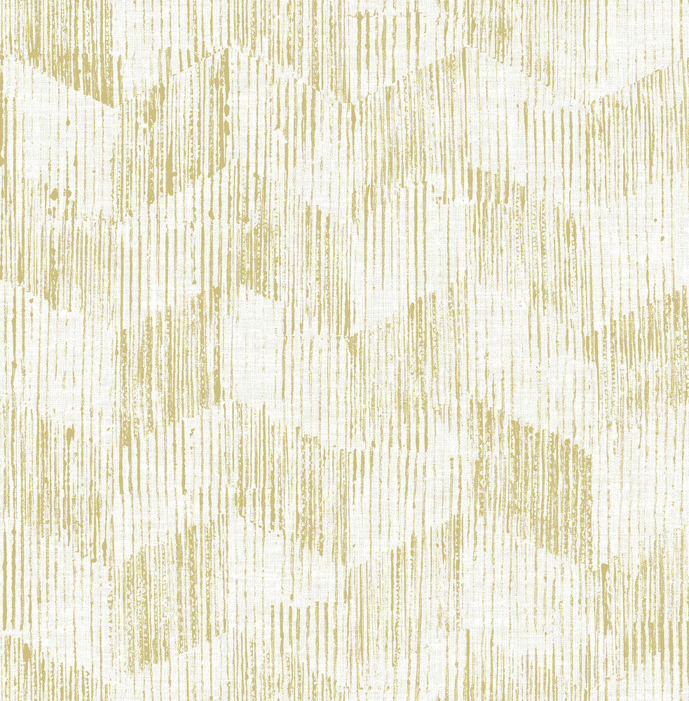 Demi Yellow Distressed Wallpaper by A-Street Prints Scott Living II Covers about 56.4 square feet 20.5-in by 33-ft long roll Unpasted 20.9 - Fabric Carolina -