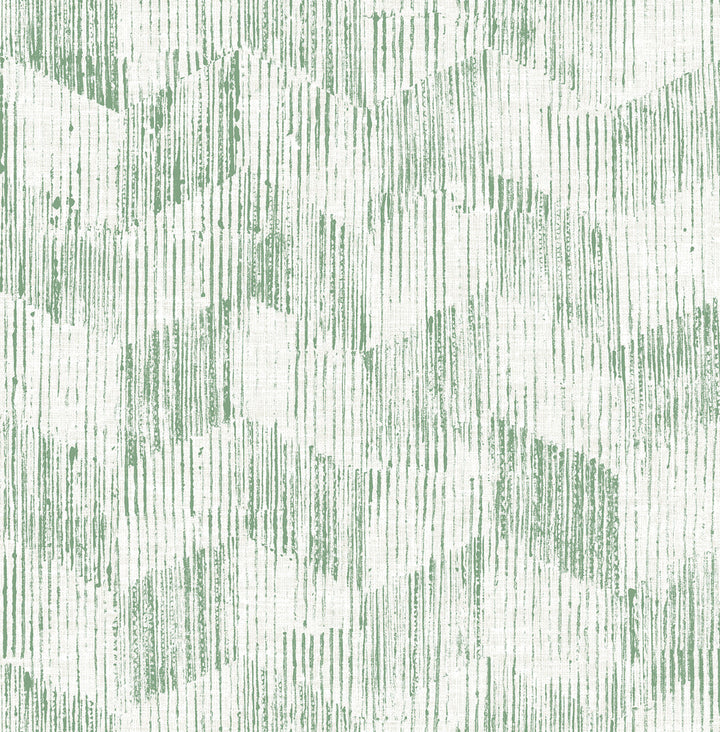 Demi Green Distressed Wallpaper by A-Street Prints Scott Living II Covers about 56.4 square feet 20.5-in by 33-ft long roll Unpasted 20.9 - Fabric Carolina -