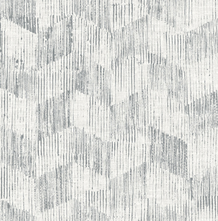 Demi Grey Distressed Wallpaper by A-Street Prints Scott Living II Covers about 56.4 square feet 20.5-in by 33-ft long roll Unpasted 20.9 - Fabric Carolina -