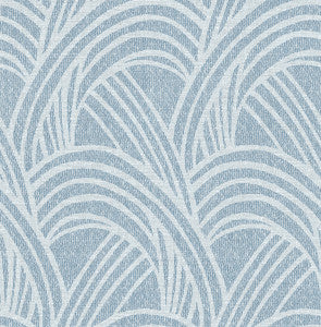 Farrah Blue Geometric Wallpaper by A-Street Prints