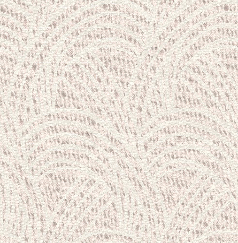 Farrah Blush Geometric Wallpaper by A-Street Prints Scott Living II Covers about 56.4 square feet 20.5-in by 33-ft long roll Unpasted 20.9 - Fabric Carolina -