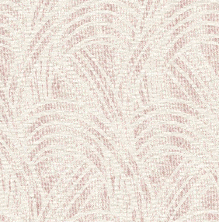Farrah Blush Geometric Wallpaper by A-Street Prints Scott Living II Covers about 56.4 square feet 20.5-in by 33-ft long roll Unpasted 20.9 - Fabric Carolina -