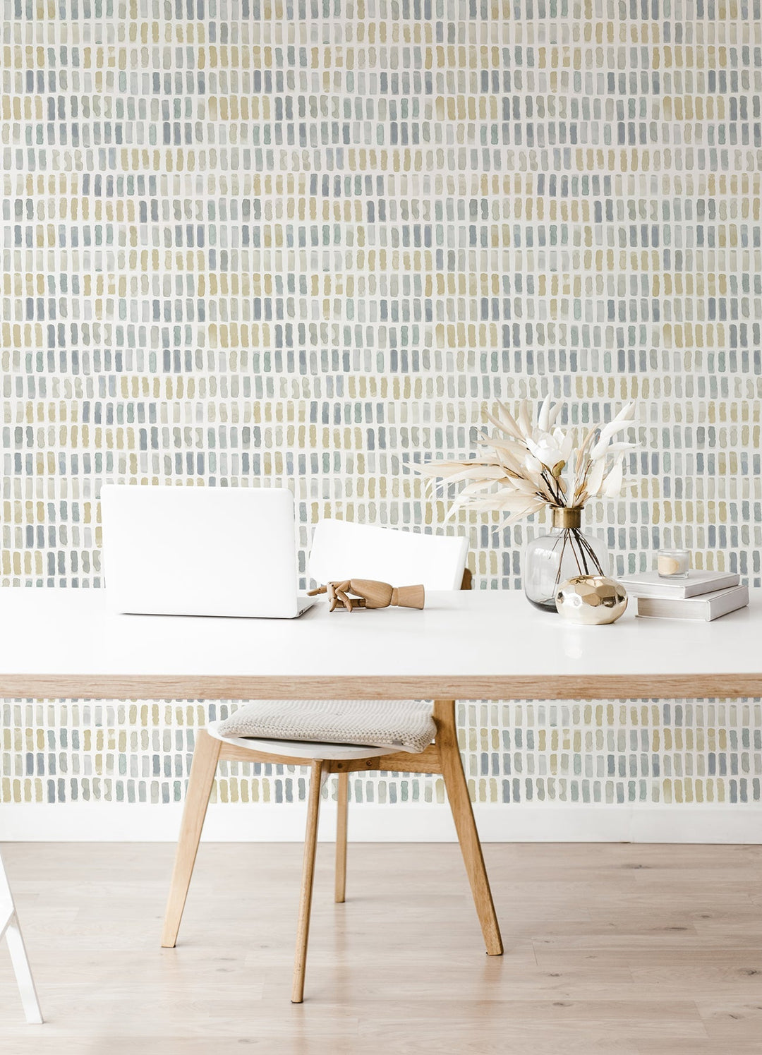 Brynne Yellow Watercolor Wallpaper by A-Street Prints Designer