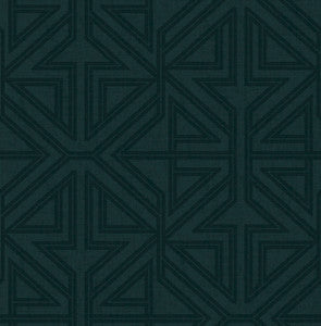 Kachel Teal Geometric Wallpaper by A-Street Prints